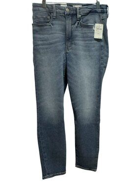 Good American Jeans Womens Sz 30 (15) Good Waist Nipping Crop High Rise Skinny